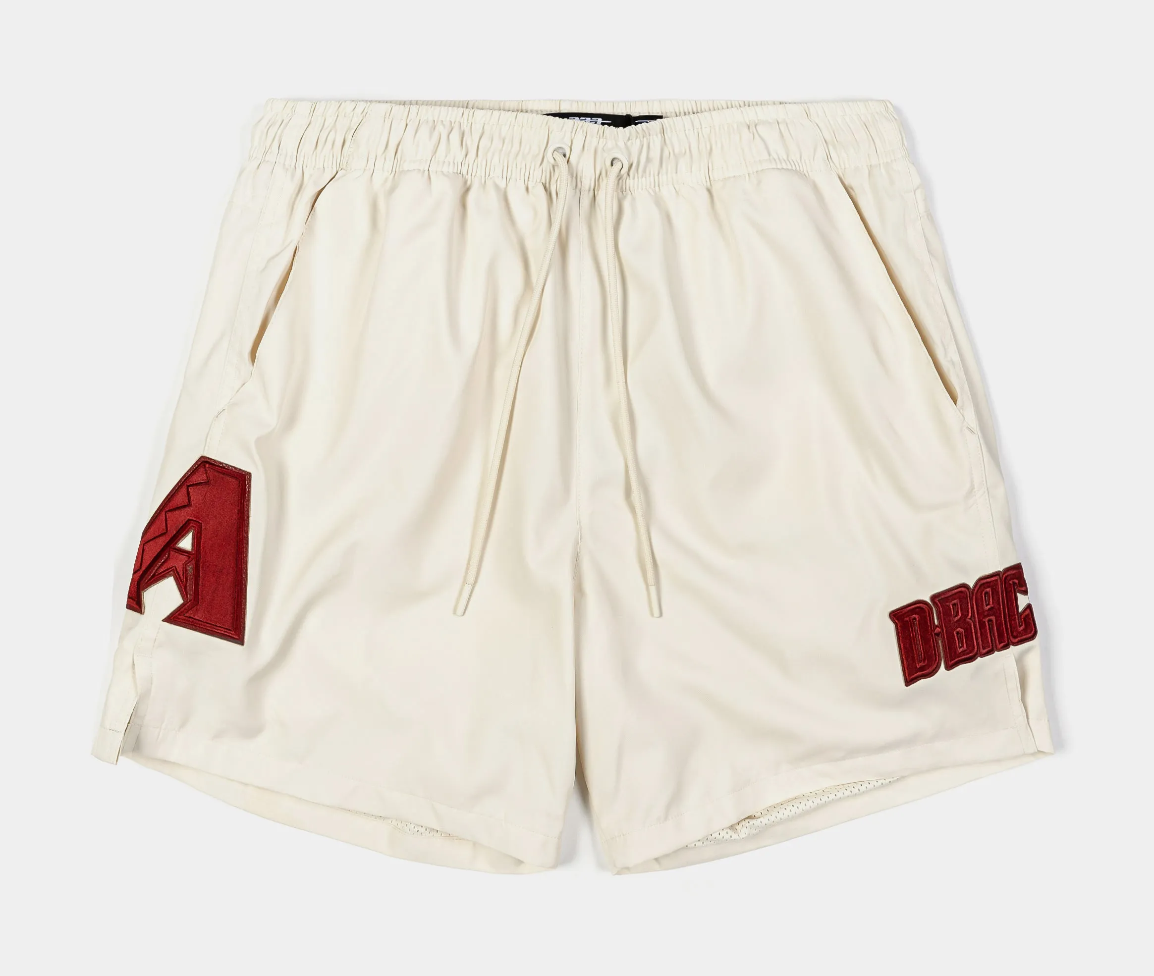 Ariziona Diamondbacks Triple Tonal Woven Mens Shorts (Neutral/Red)