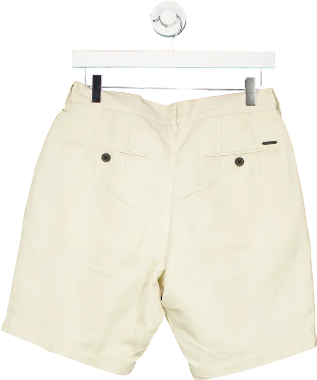 Autograph Ecru Tailored Shorts UK 30W