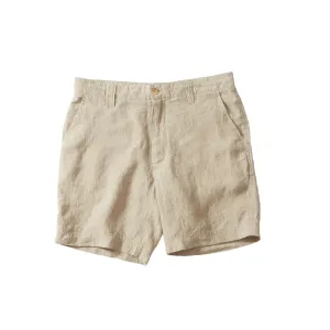 Aventura Washed Linen Shorts  - Safari