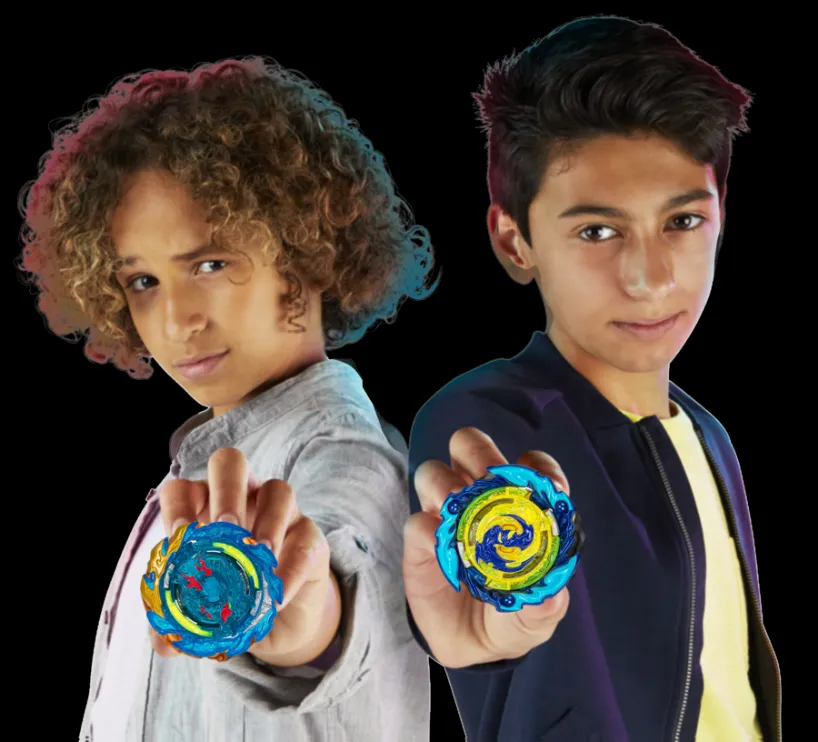 Beyblade Burst Quadstrike Komet Helios H8 And Tidal Pandora P8 Dual Pack