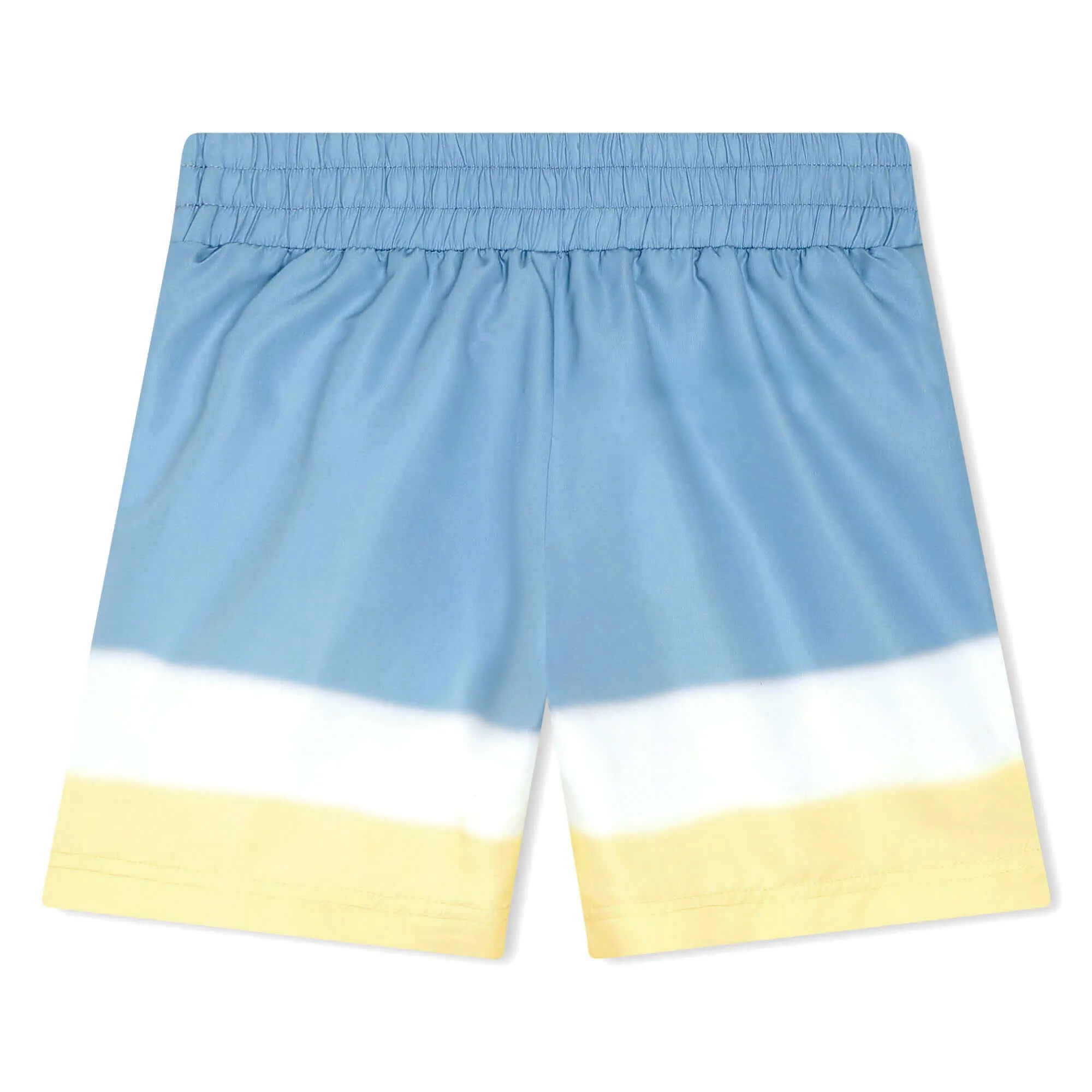 Boys Blue & Lemon Block Swim Shorts