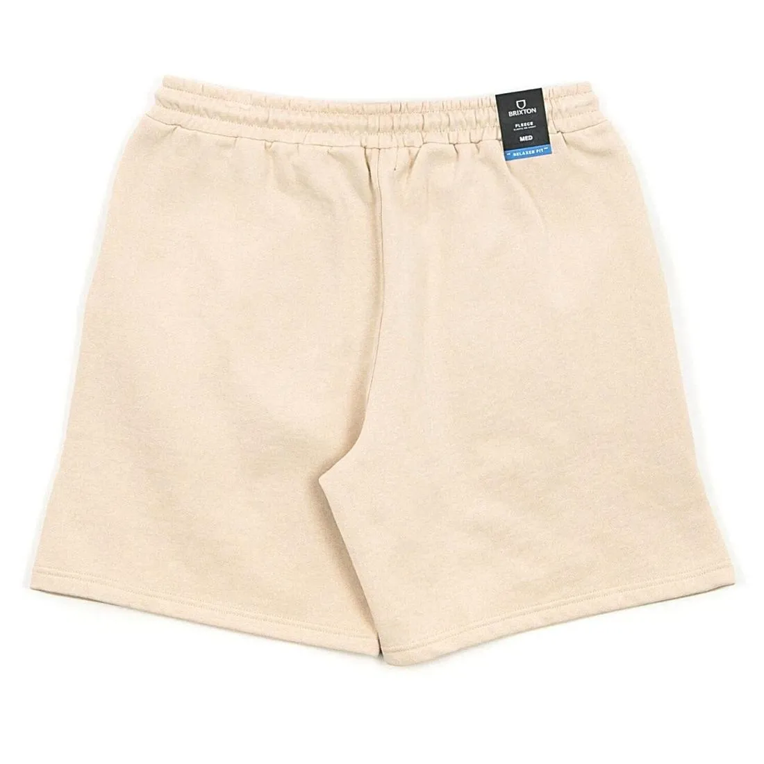 Brixton Beta Split Fleece Shorts - Beige