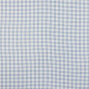 Crepe Chiffon - DAISY - Medium Checks - Blue