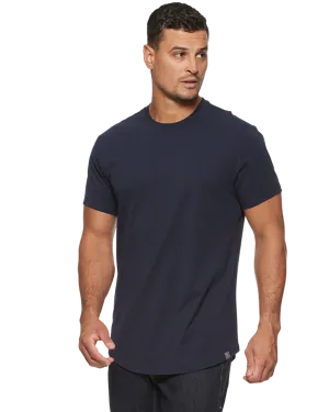 DUKE CURVED HEM TEE