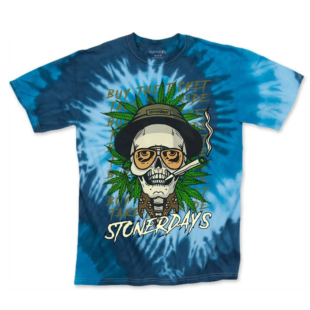 Fear & Loathing Blue Tie dye