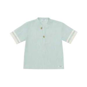 Fucas Linen Shirt | Frosted Green