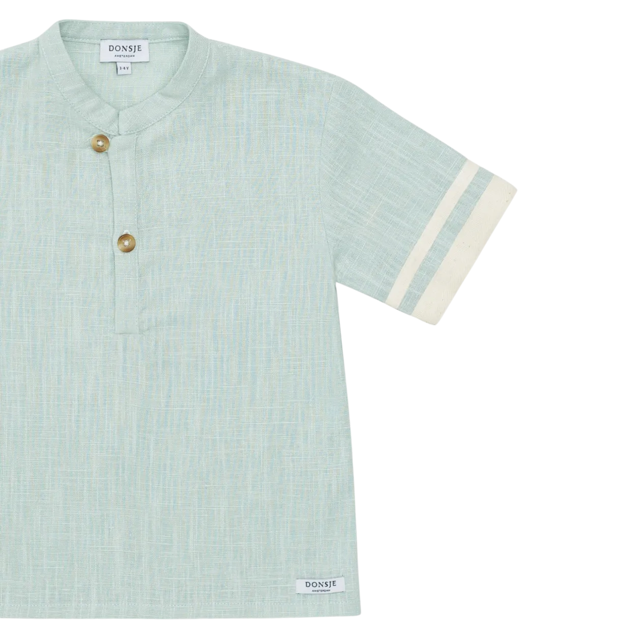 Fucas Linen Shirt | Frosted Green