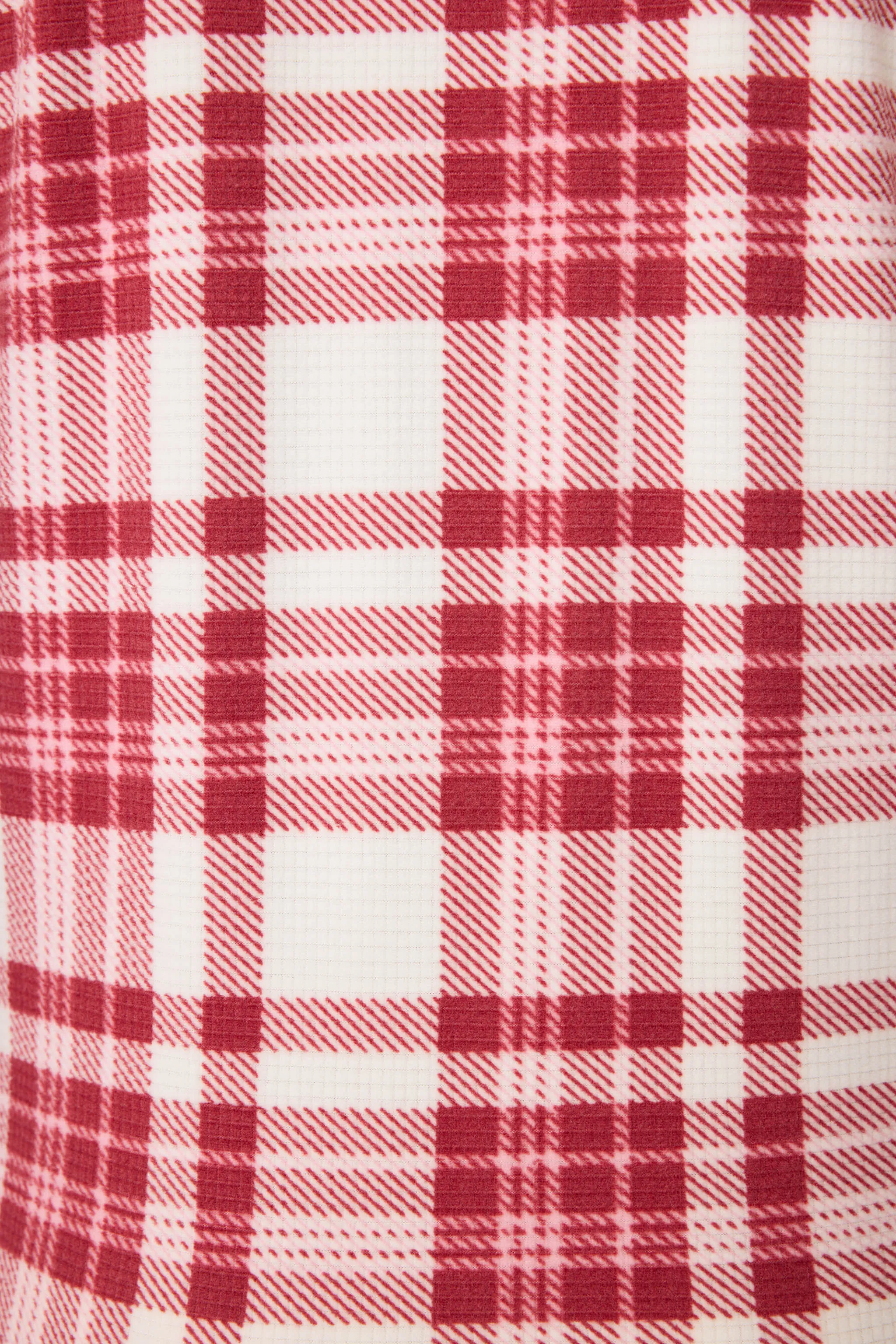 Full Of Holiday Spirit Plaid Velour Short