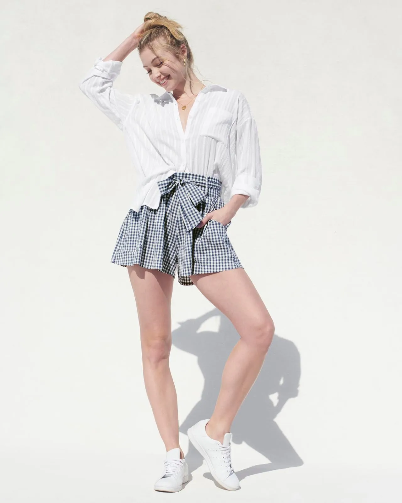 Gabrielle Gingham Short