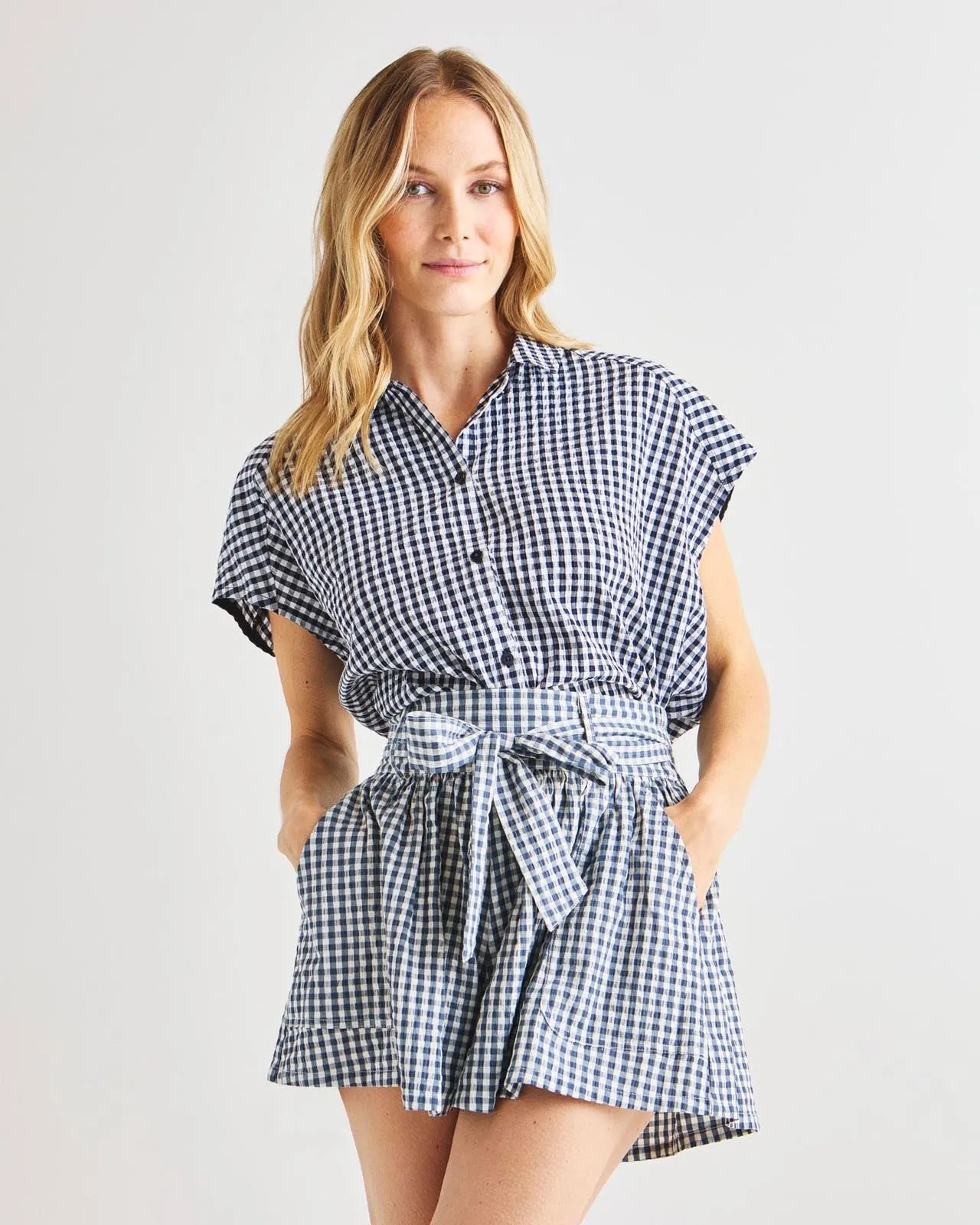 Gabrielle Gingham Short