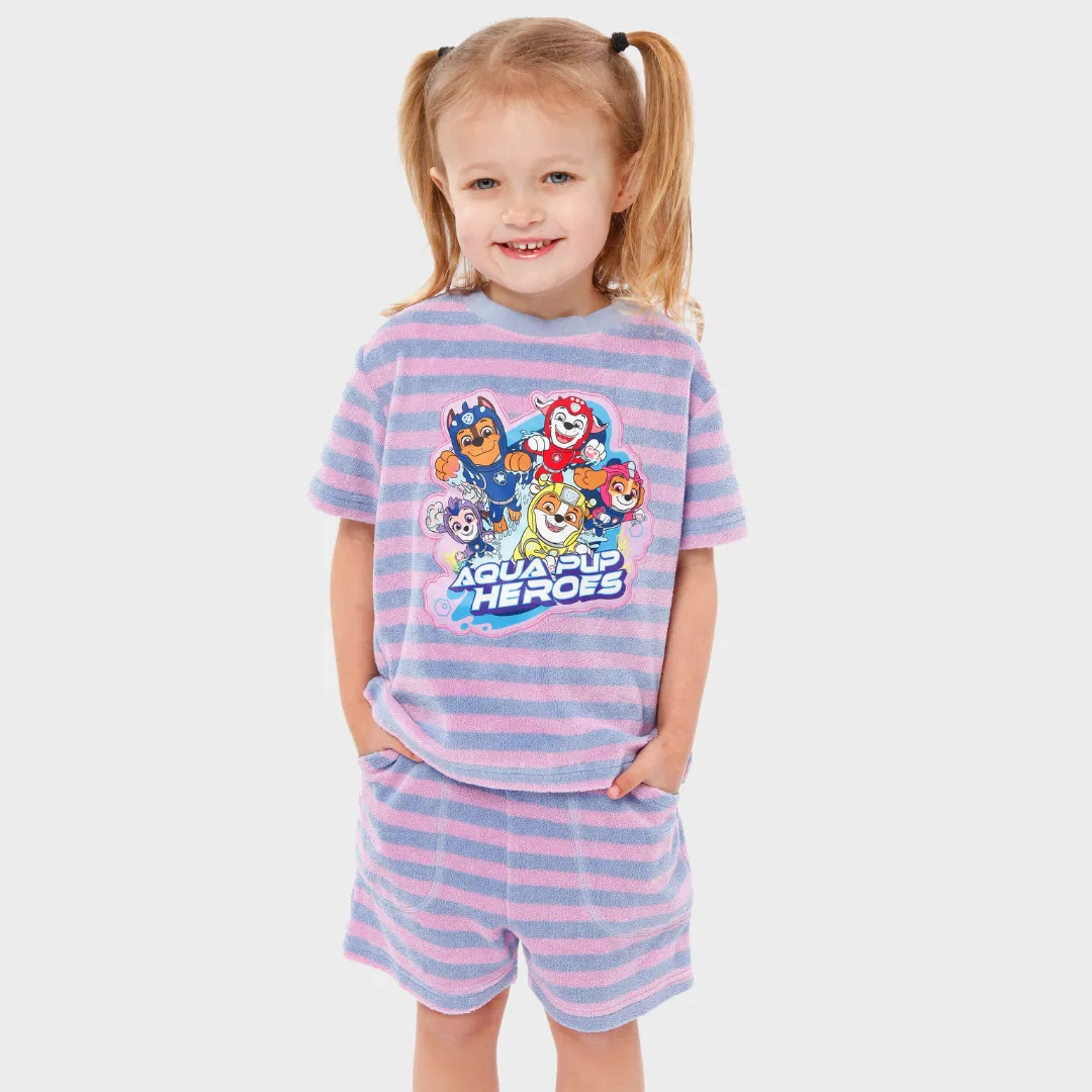 Girls PAW Patrol T-Shirt and Shorts Set