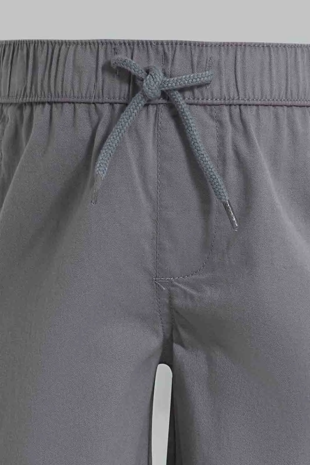 Grey Chino Short For Baby Boys