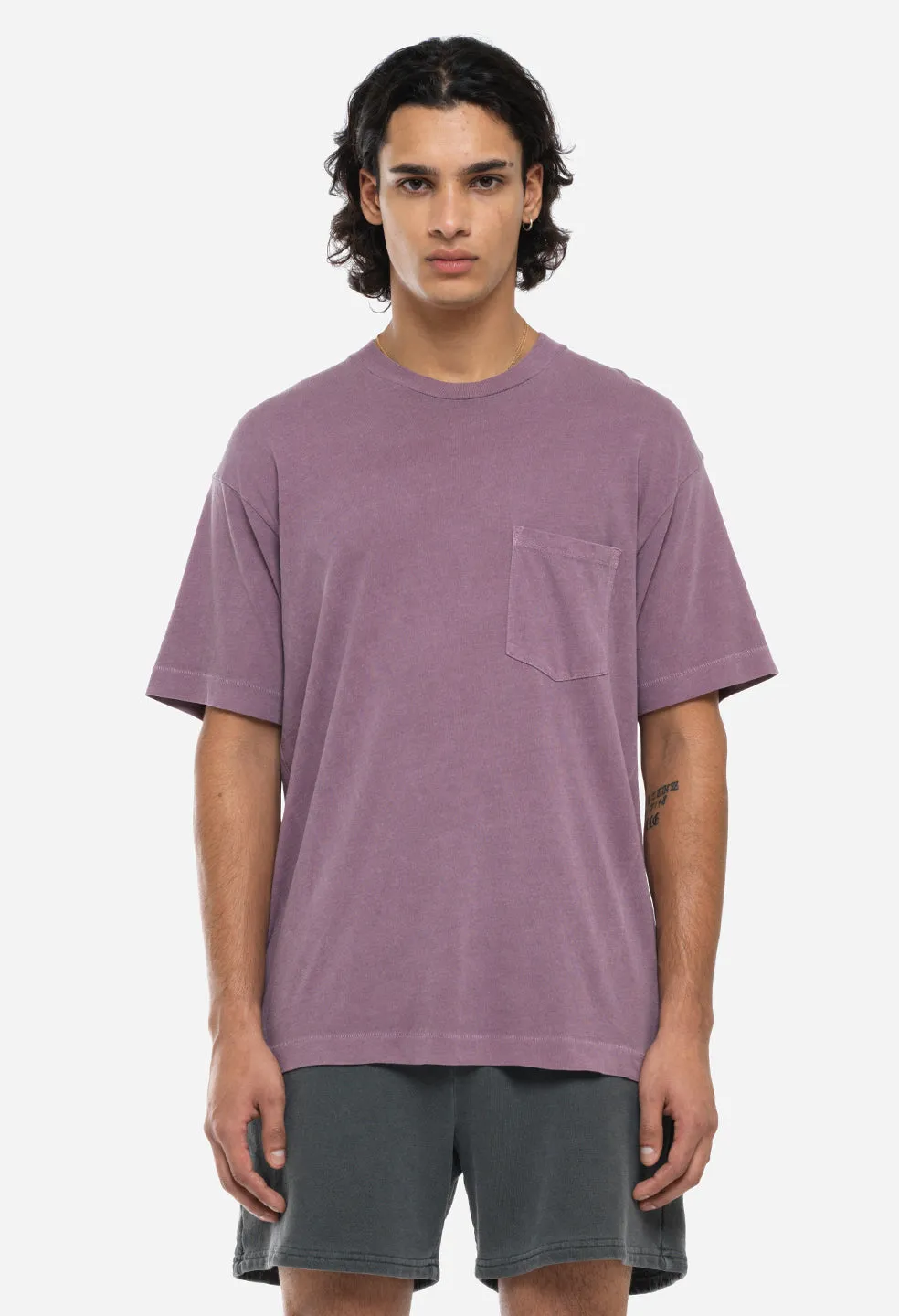 Interval Tee / Washed Bordeaux