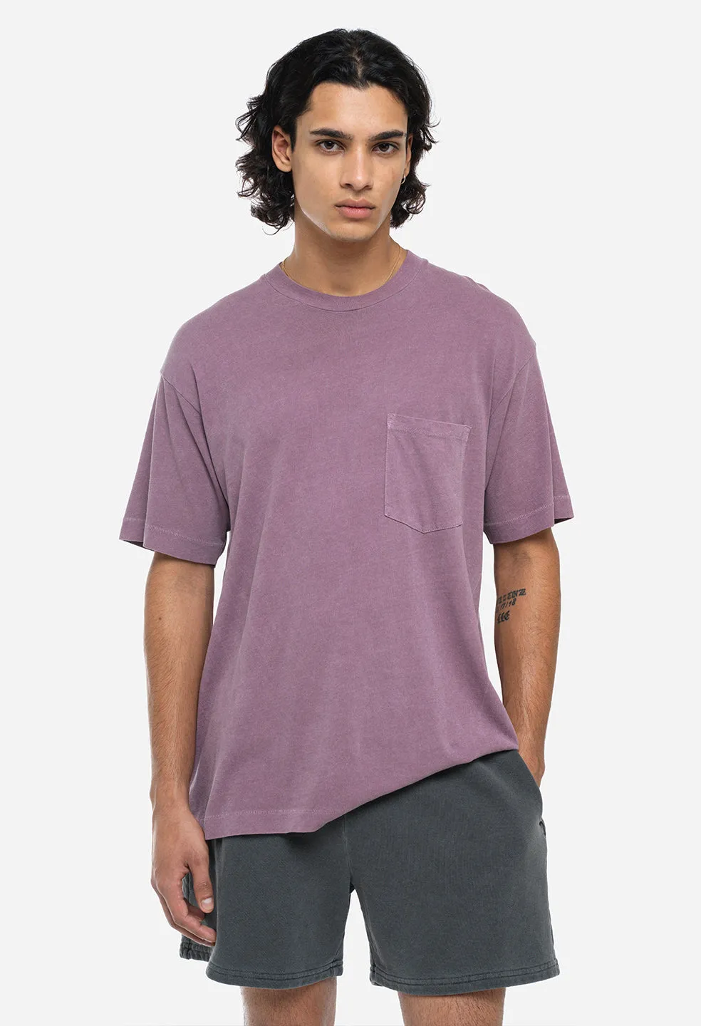 Interval Tee / Washed Bordeaux