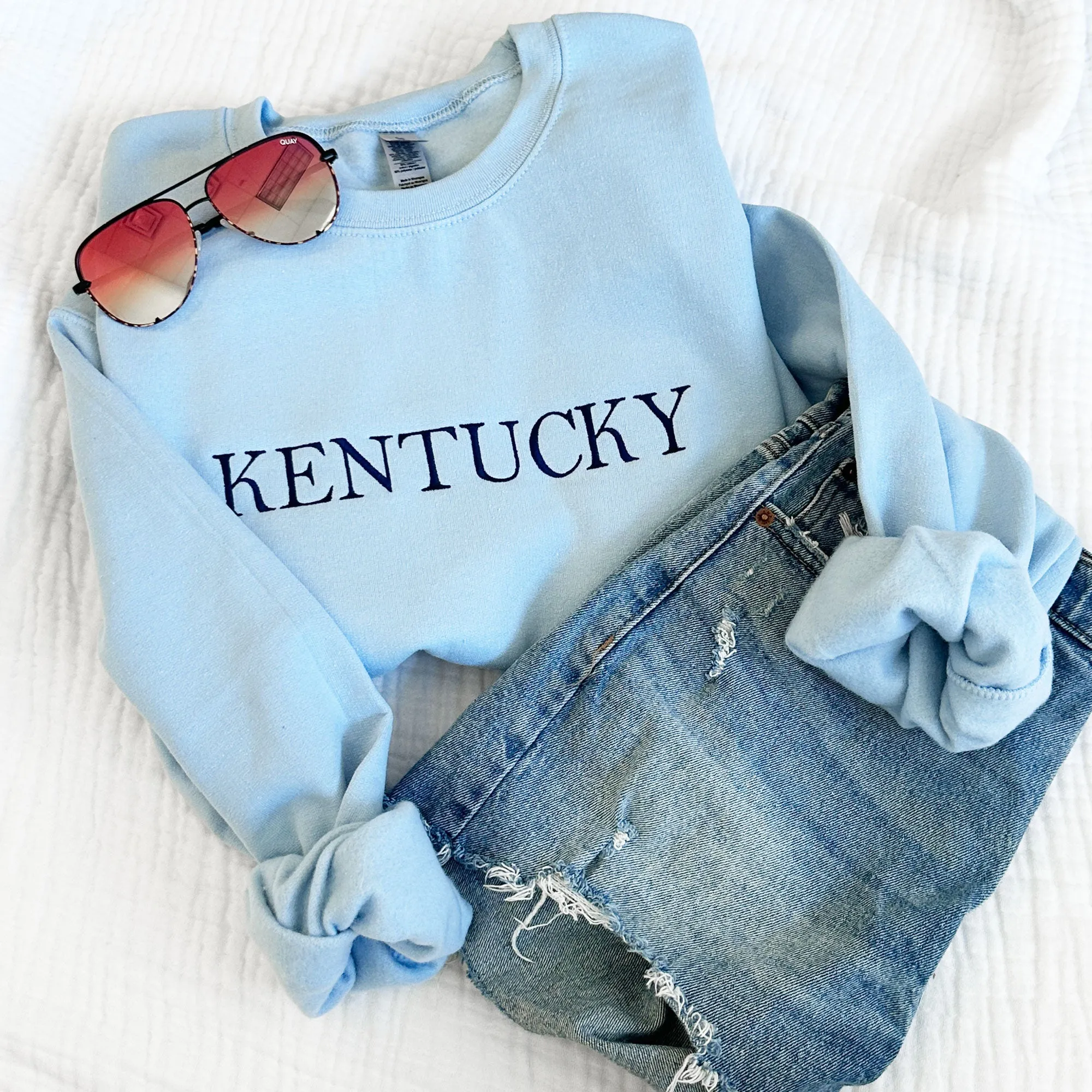 Kentucky Embroidered Gemma Crewneck Sweatshirt