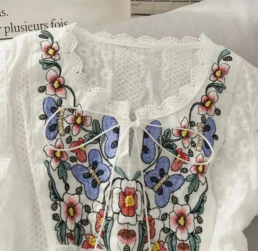 Kylie Embroidered Blouse