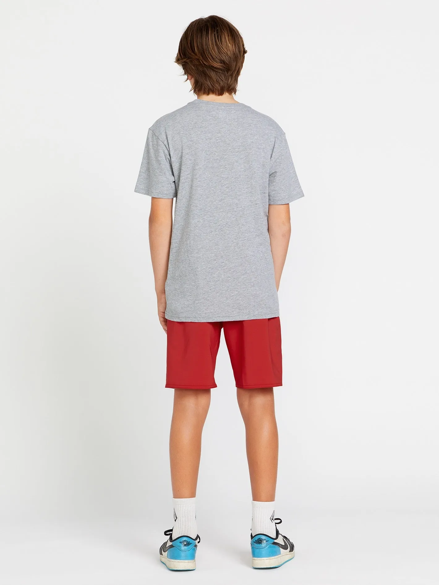 Little Boys Fill Up Short Sleeve Tee - Heather Grey