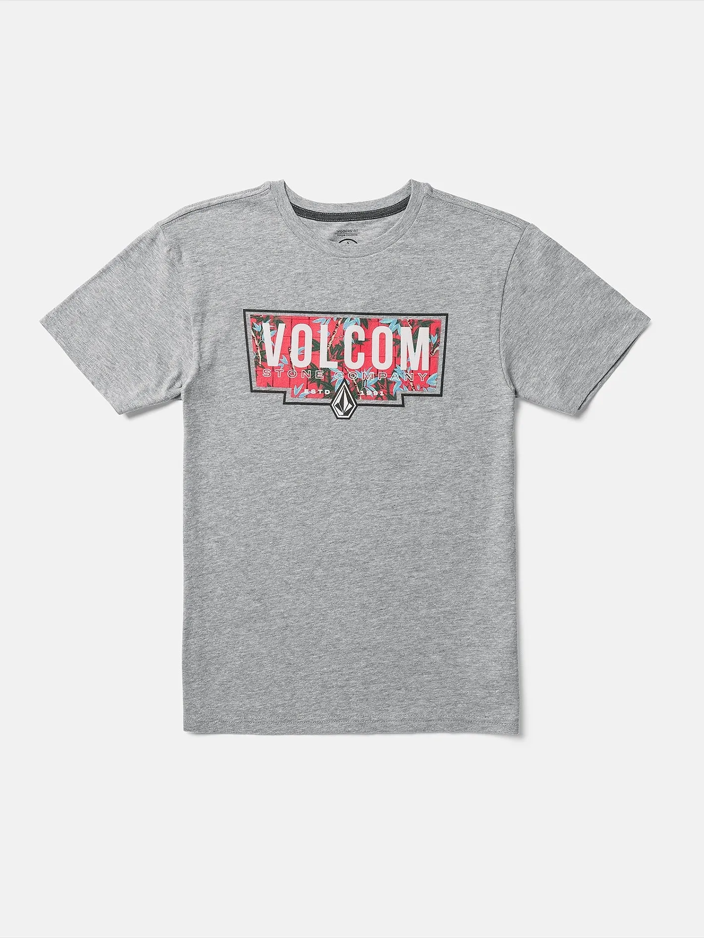 Little Boys Fill Up Short Sleeve Tee - Heather Grey