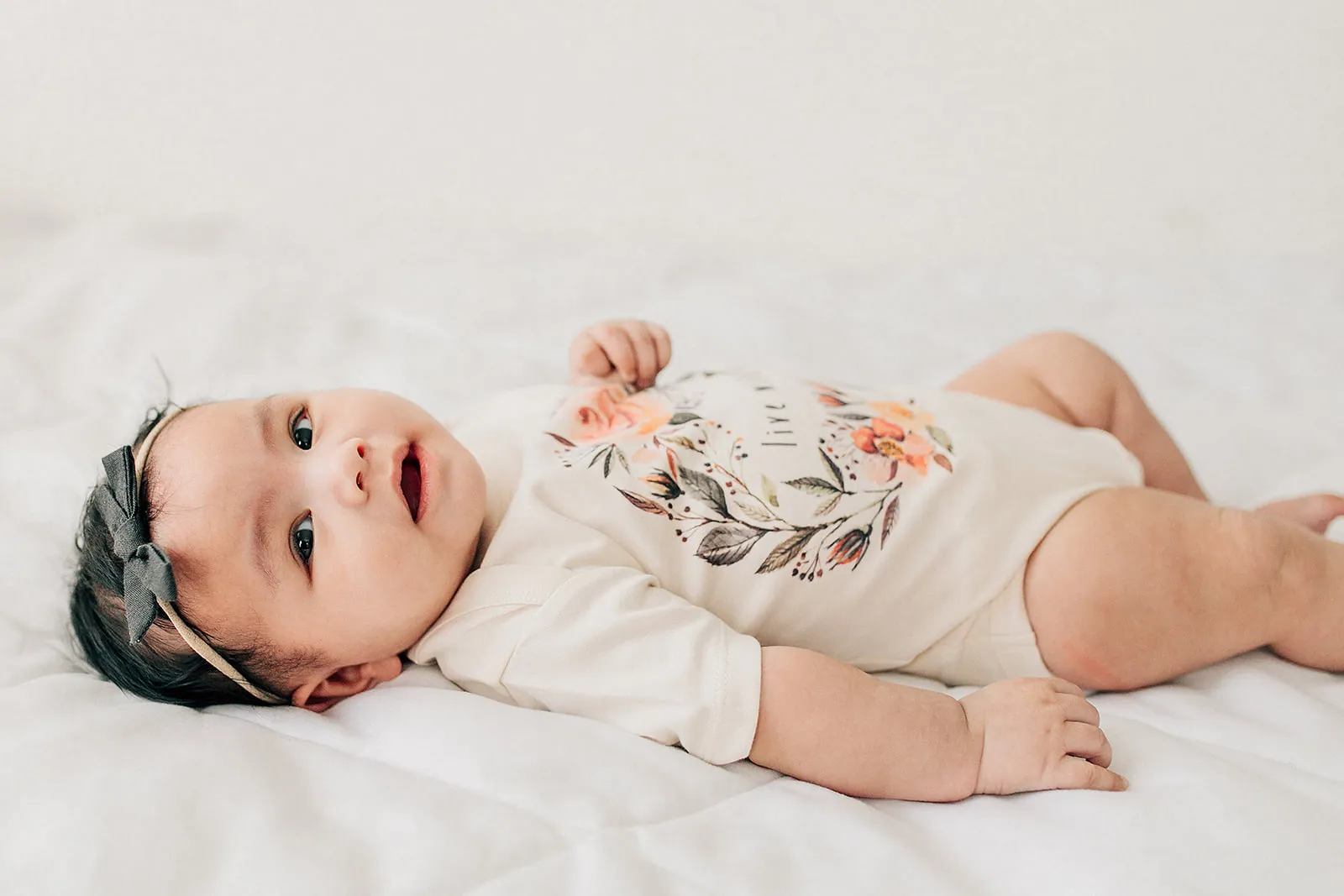 Live Wild Floral Organic Baby Onesie®