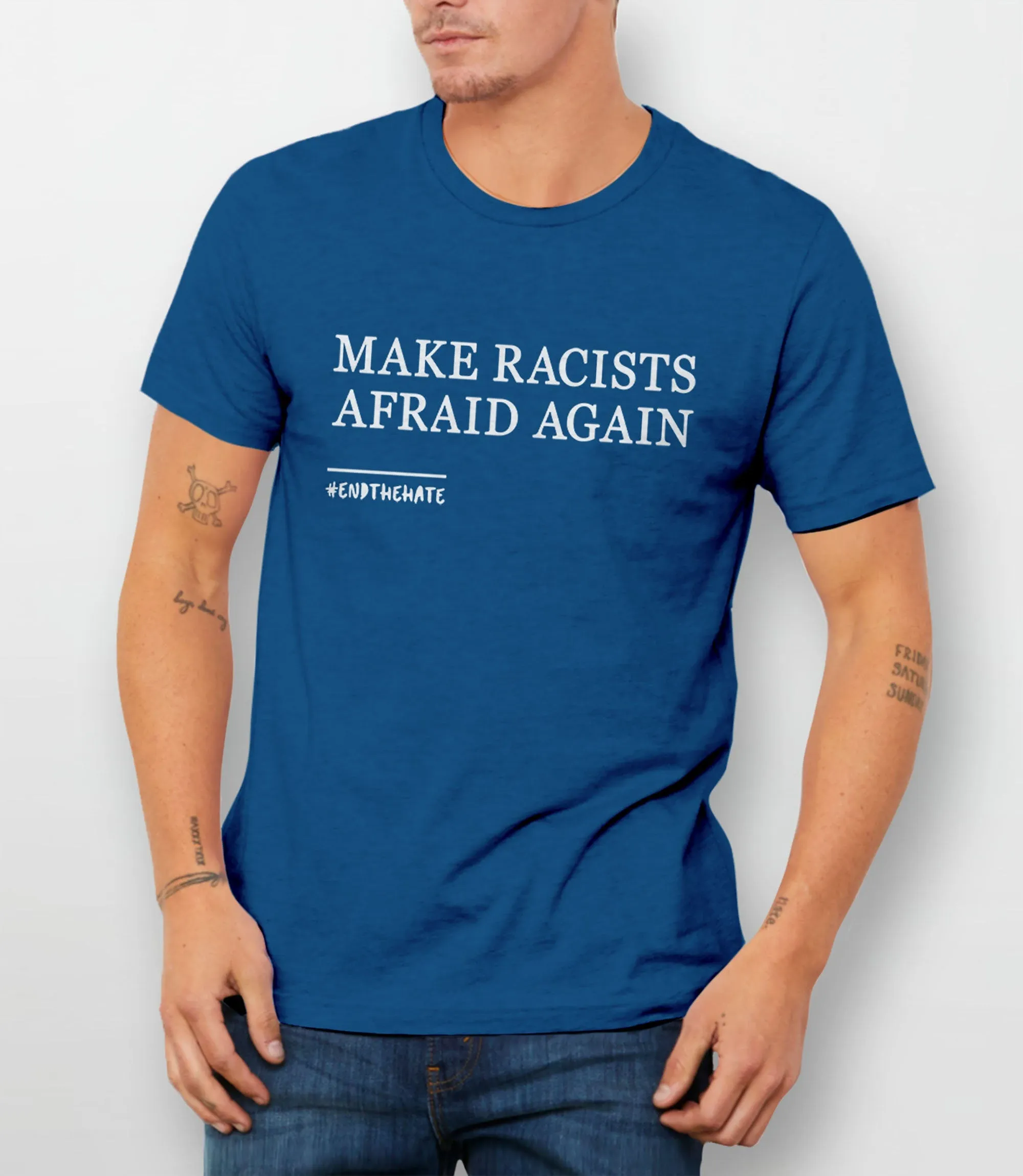 Make Racists Afraid Again T Shirt | Anti Racism Shirt for women or men