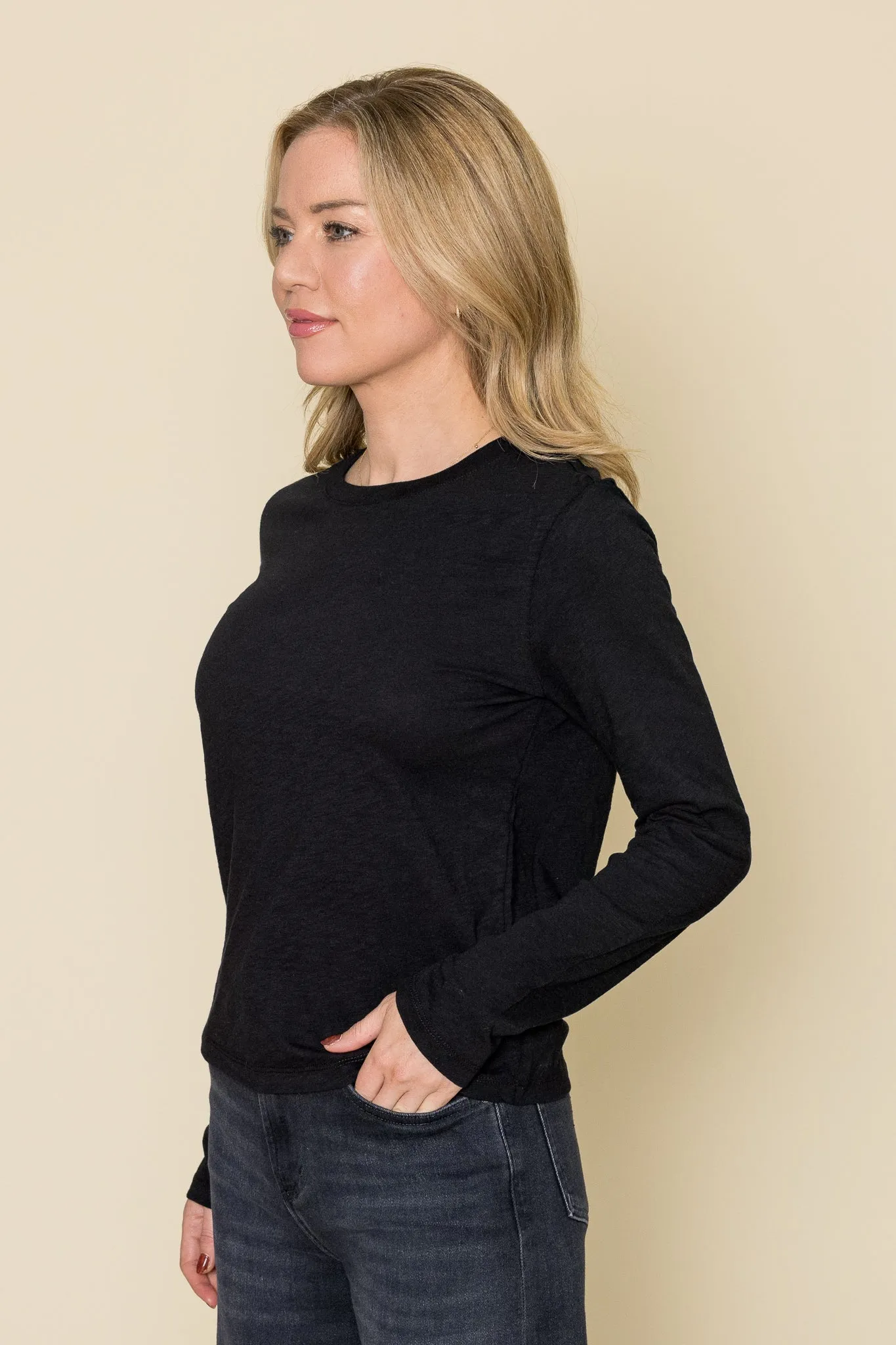 Modern Slub Long-Sleeve Tee