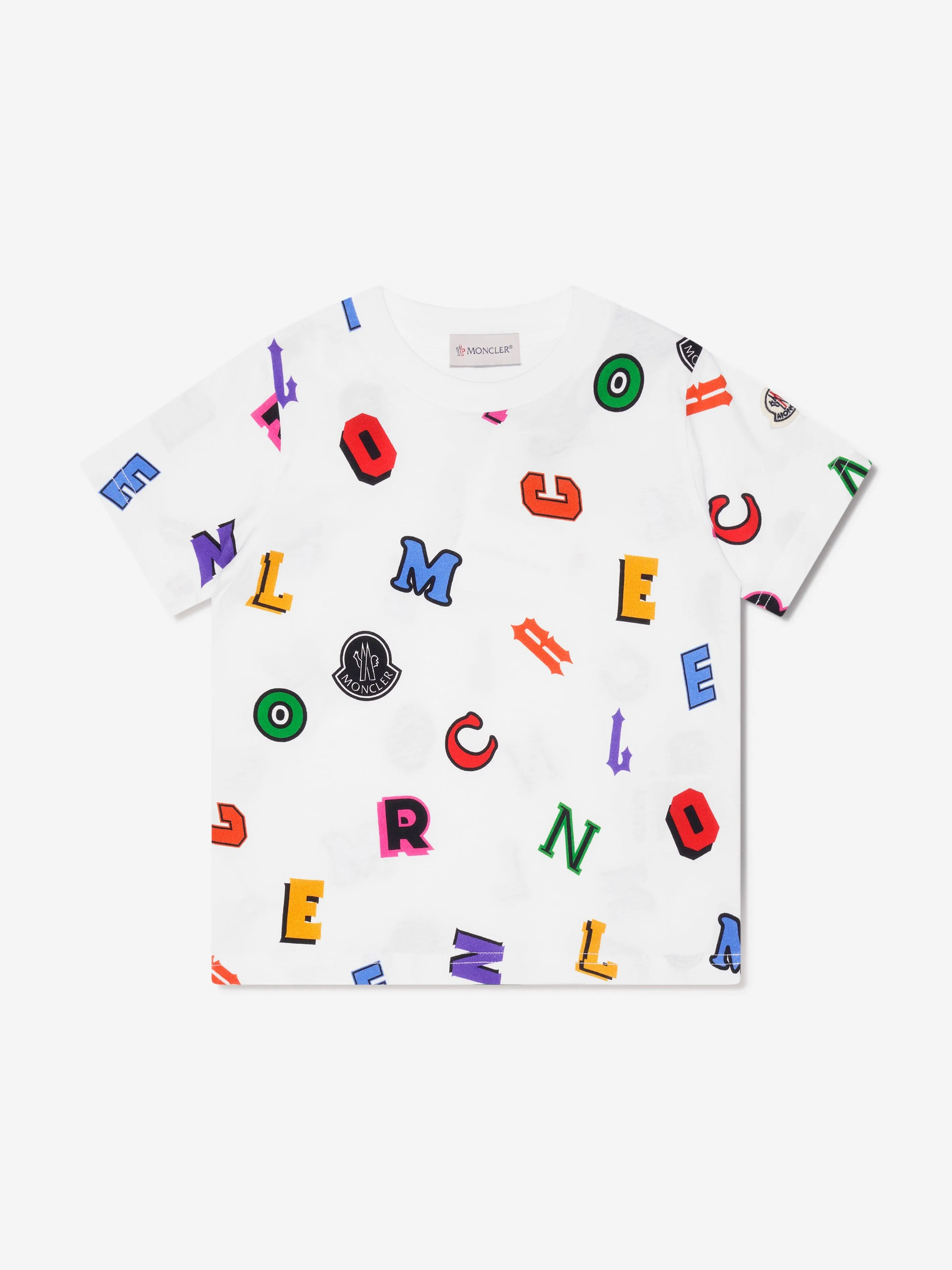 Moncler Enfant Boys T-Shirt And Shorts Set in Multicolour