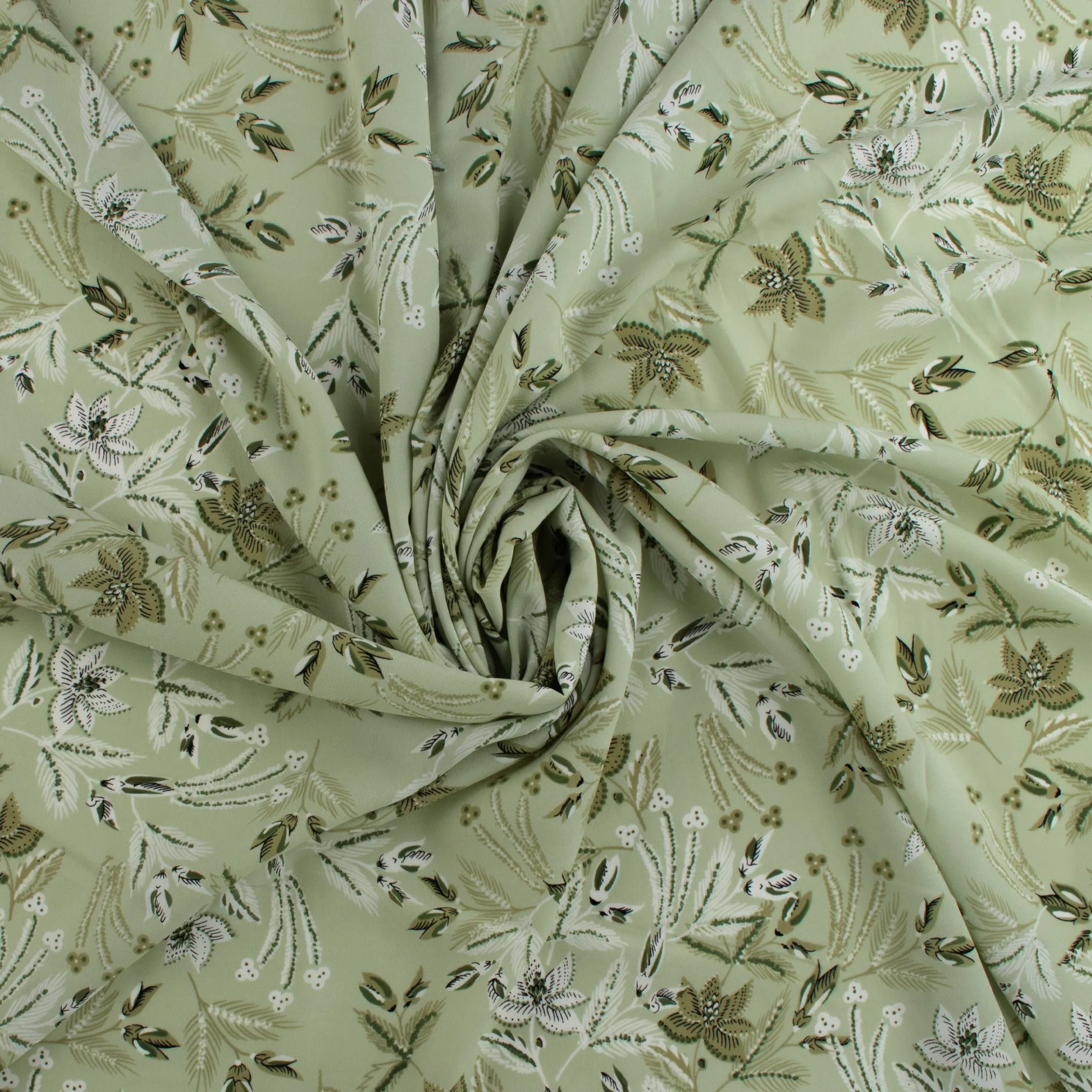 Novelty Polyester Print - 389 - Celery