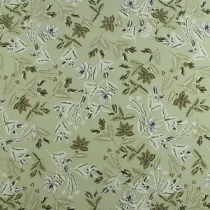 Novelty Polyester Print - 389 - Celery