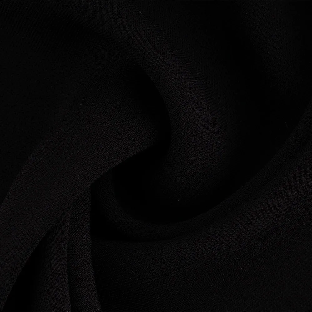 Novelty polyester solid - Black 5