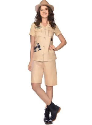 Outback Hunter Safari Suit Womens Plus Size Costume