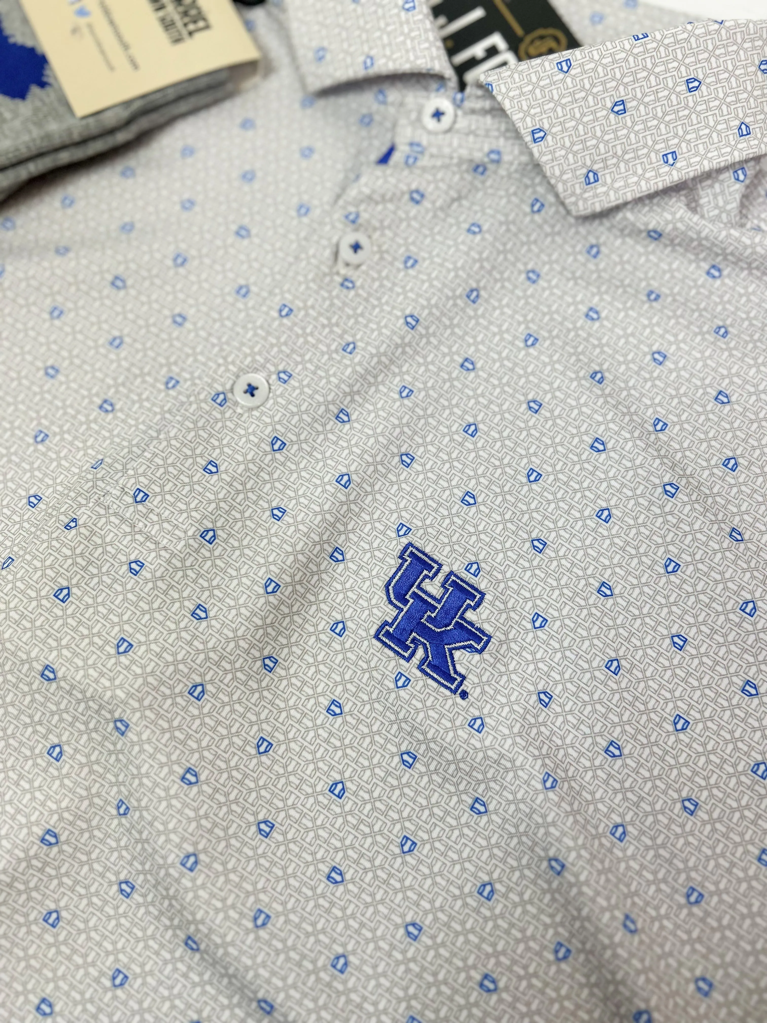 Performance Baseball Print Polo