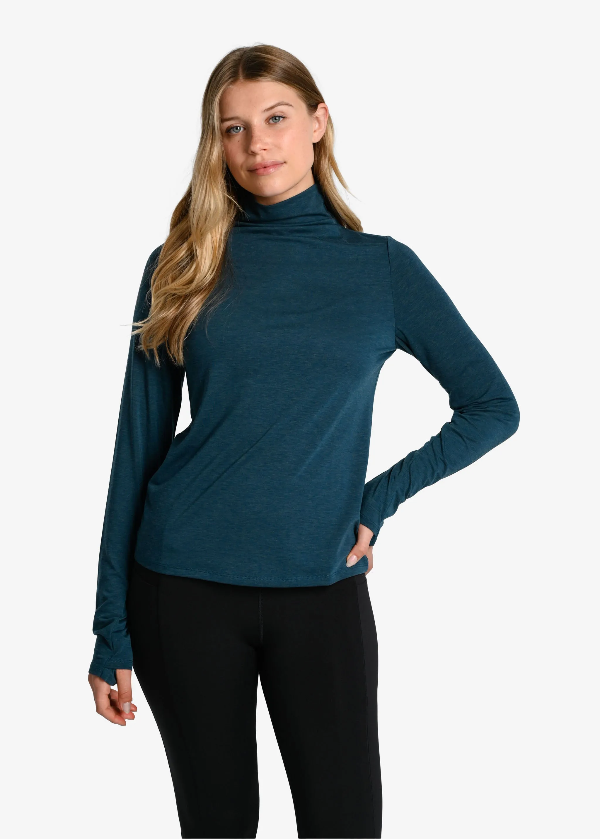 Performance Wool Moisture-Wicking Turtleneck