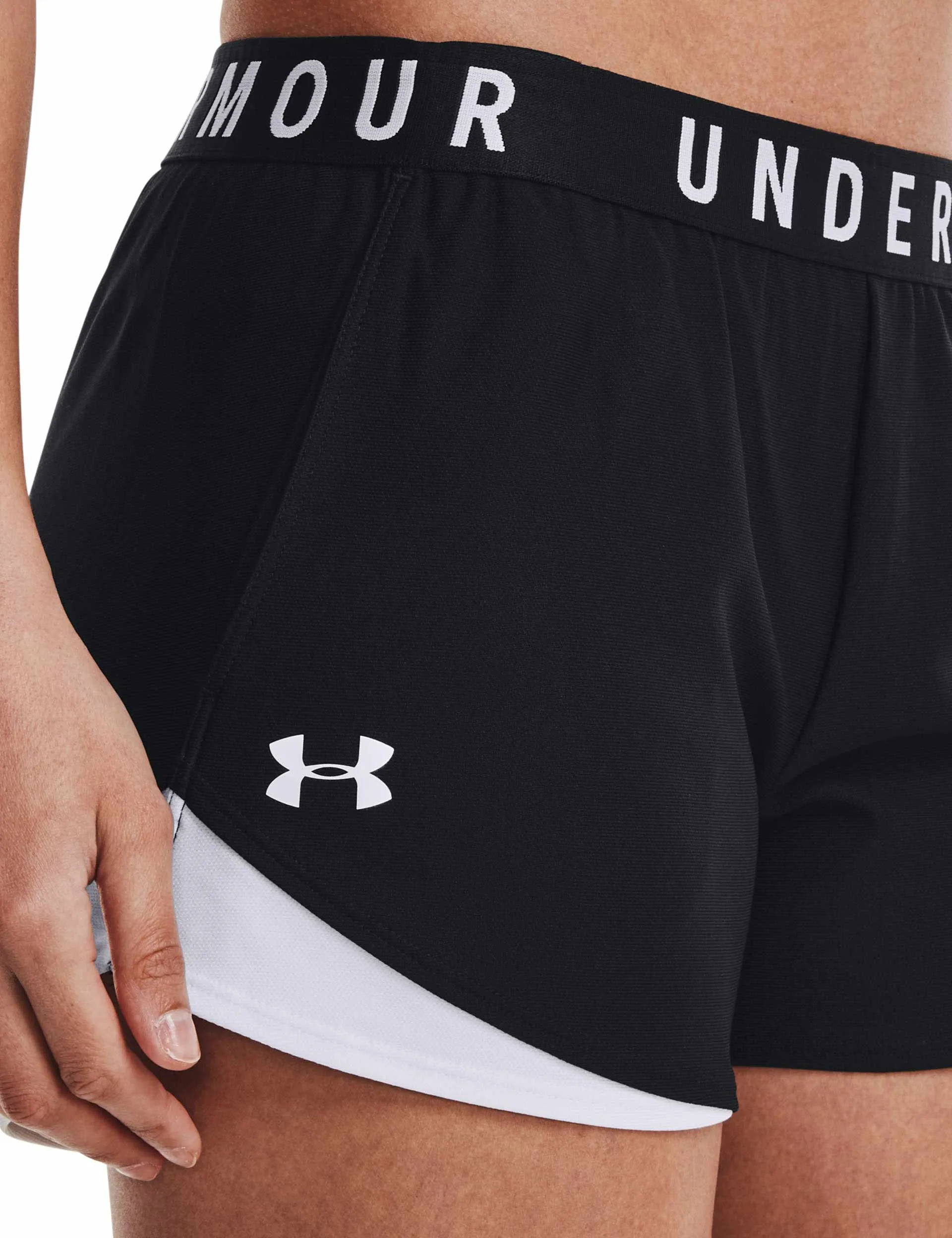 Play Up 3.0 Shorts - Black/White