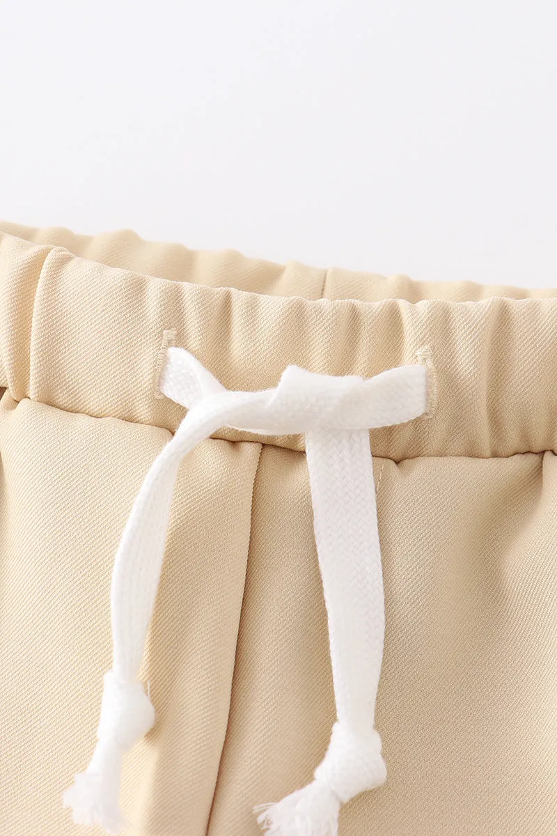 Premium Beige pocket shorts