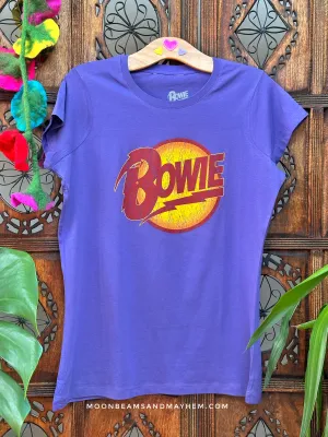 PURPLE BOWIE TEE M/L