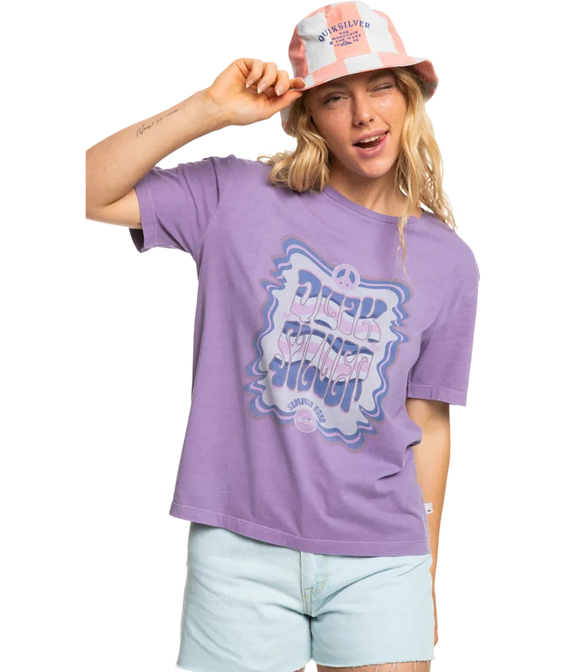 Quiksilver Hippie Band Tee-Violet