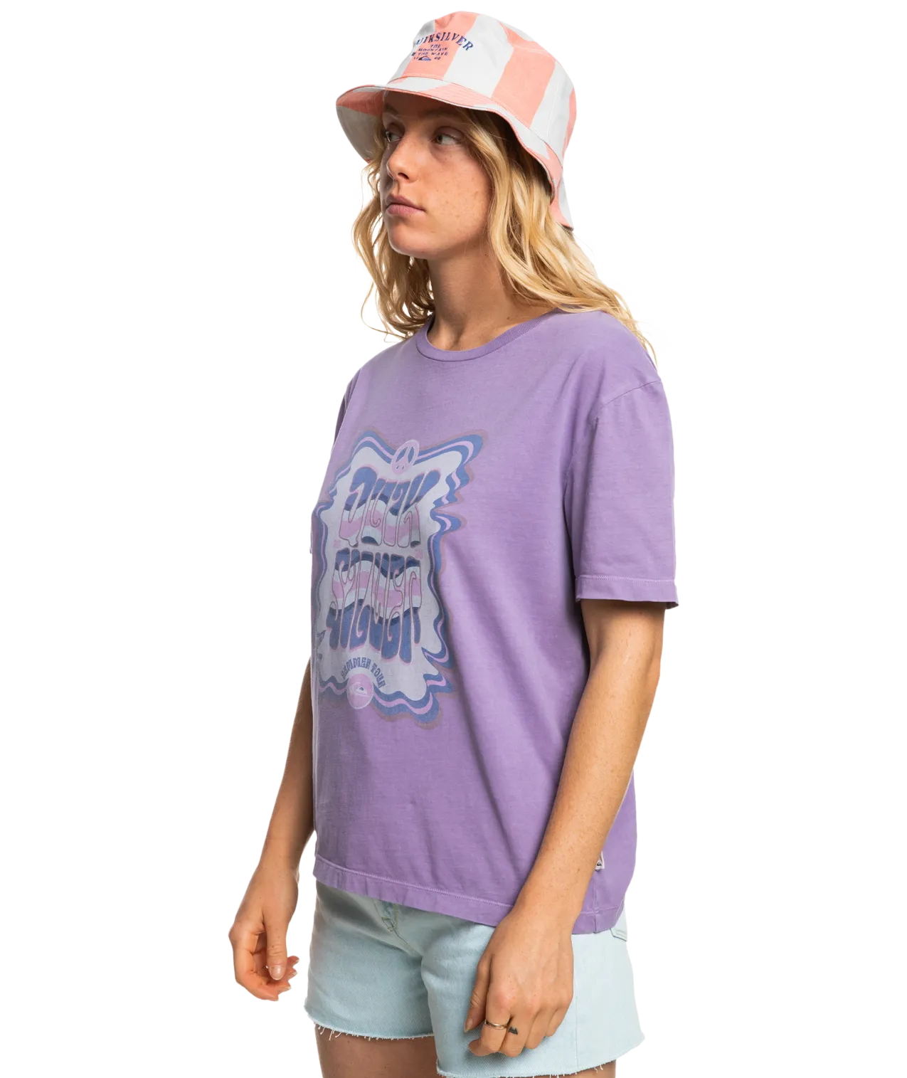 Quiksilver Hippie Band Tee-Violet