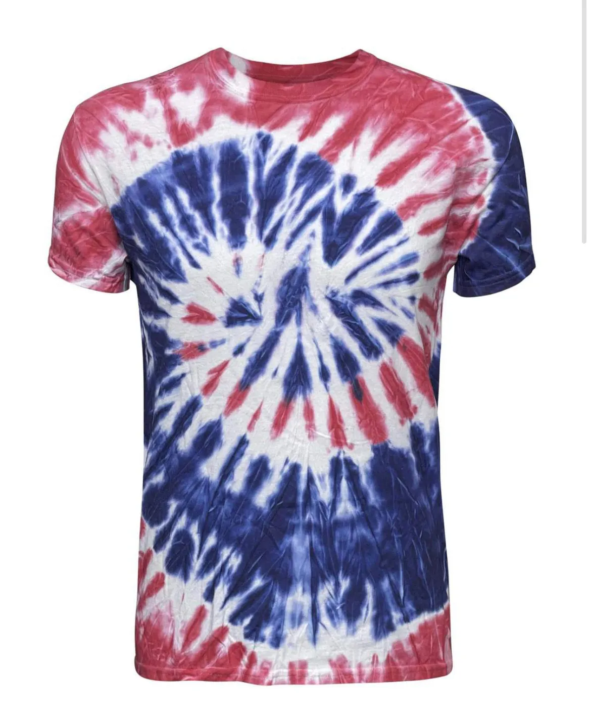 Red, White & Tie Dye Tee