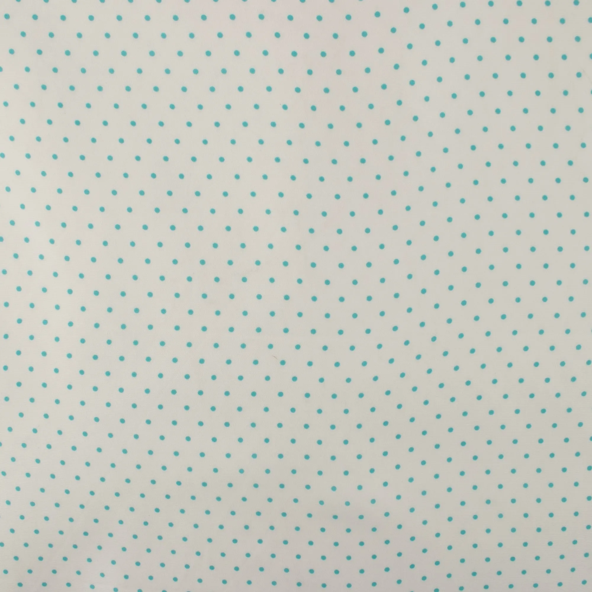 Satin- VICTORIA - Dots - Aqua