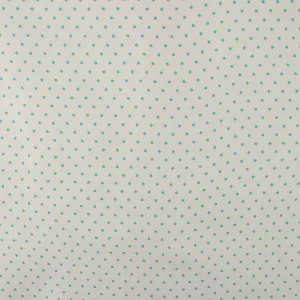 Satin- VICTORIA - Dots - Aqua