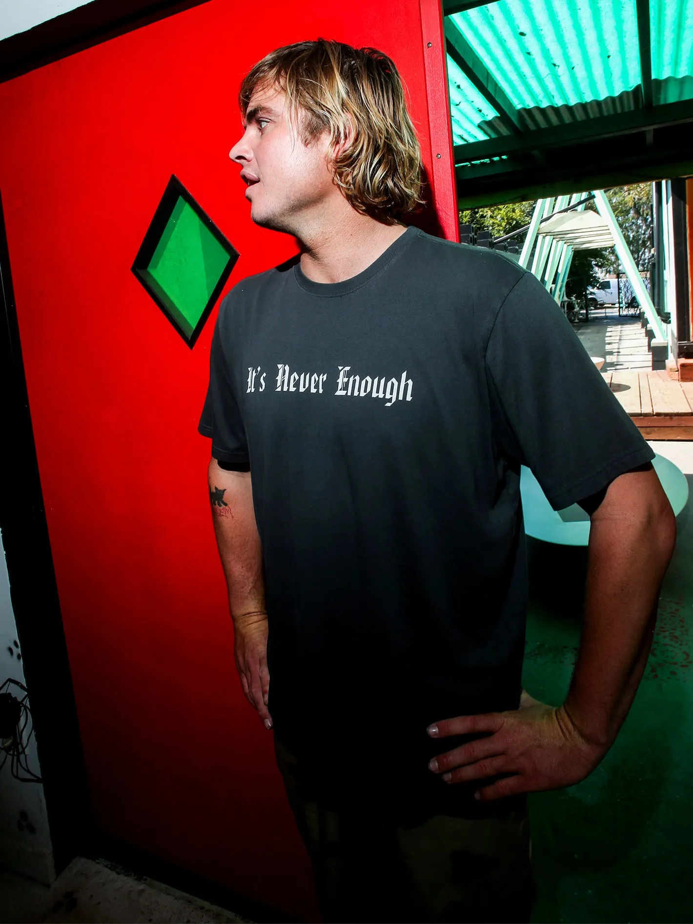 Schroff X Volcom Chainshaw T-Shirt - Stealth