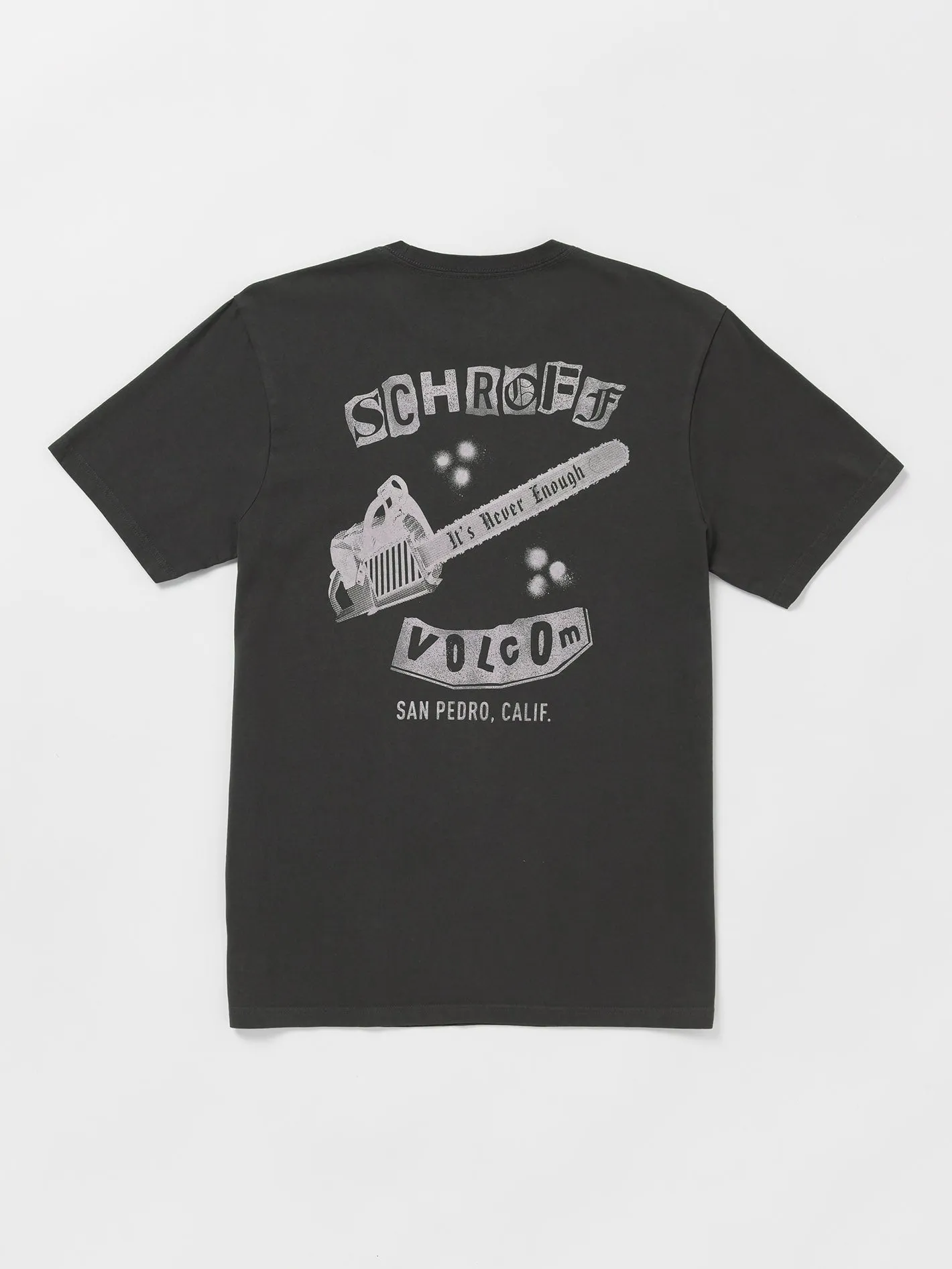 Schroff X Volcom Chainshaw T-Shirt - Stealth