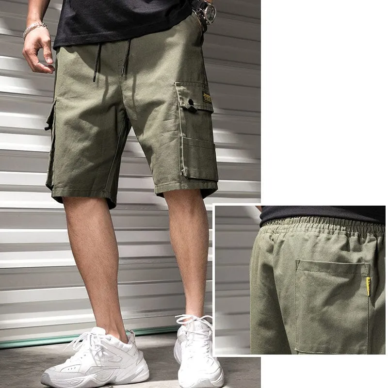 Summer Overalls Men Casual Shorts