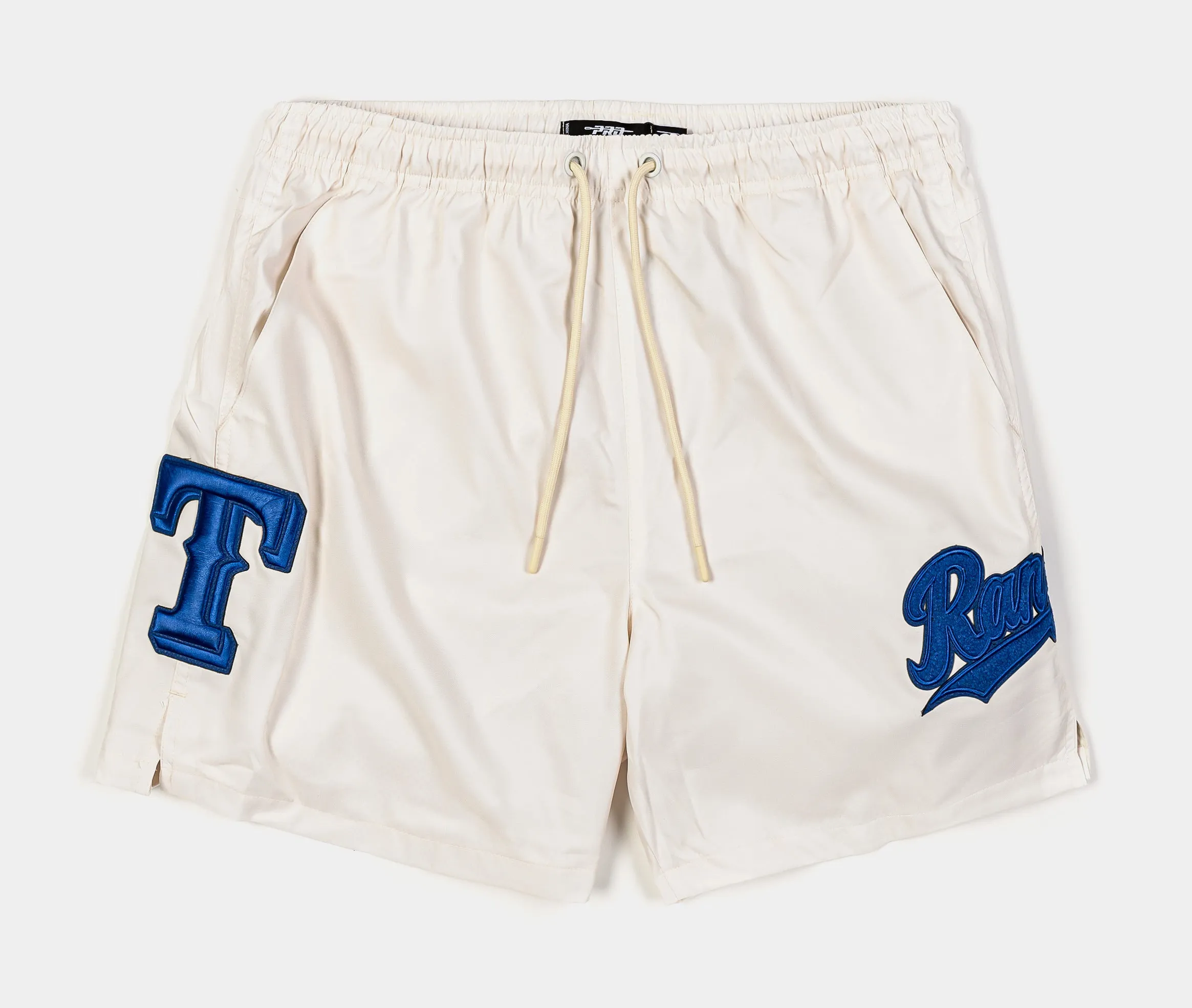 Texas Rangers Triple Tonal Woven Mens Shorts (Neutral/Blue)