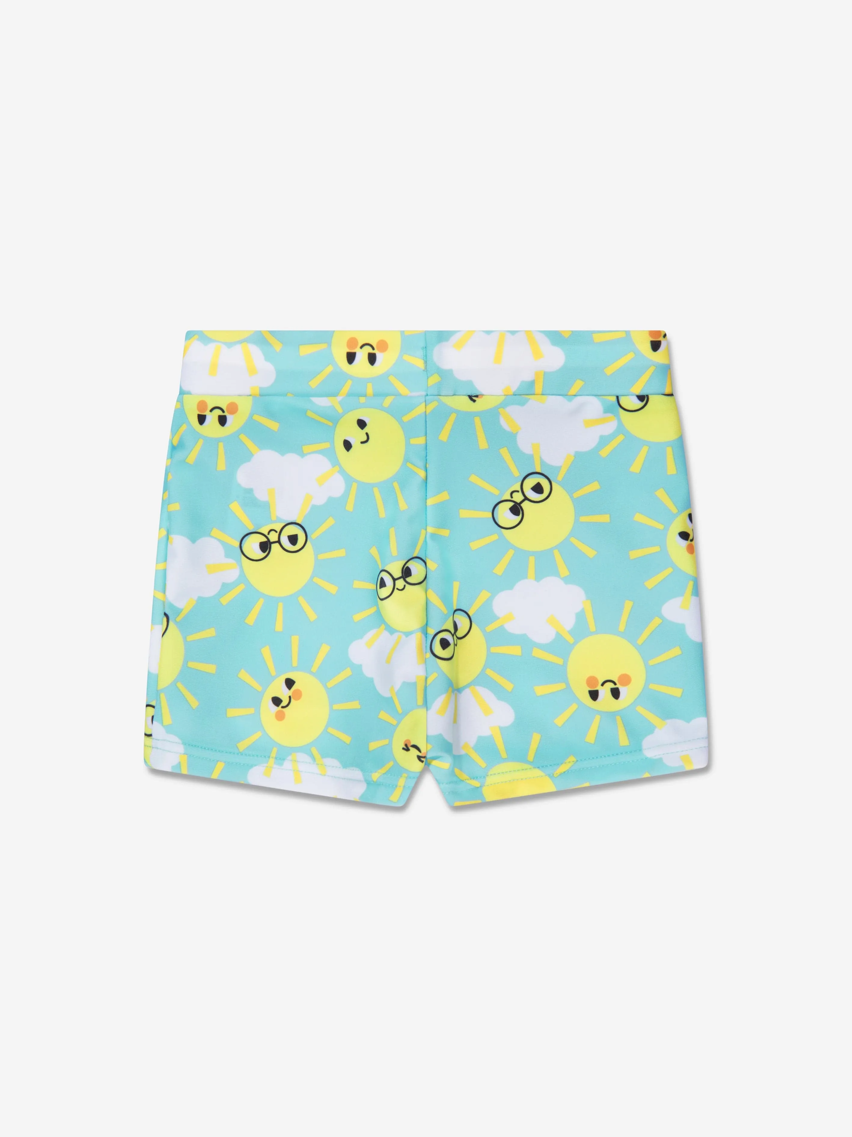 The Bonnie Mob Boys Sunshine Swim Shorts in Blue