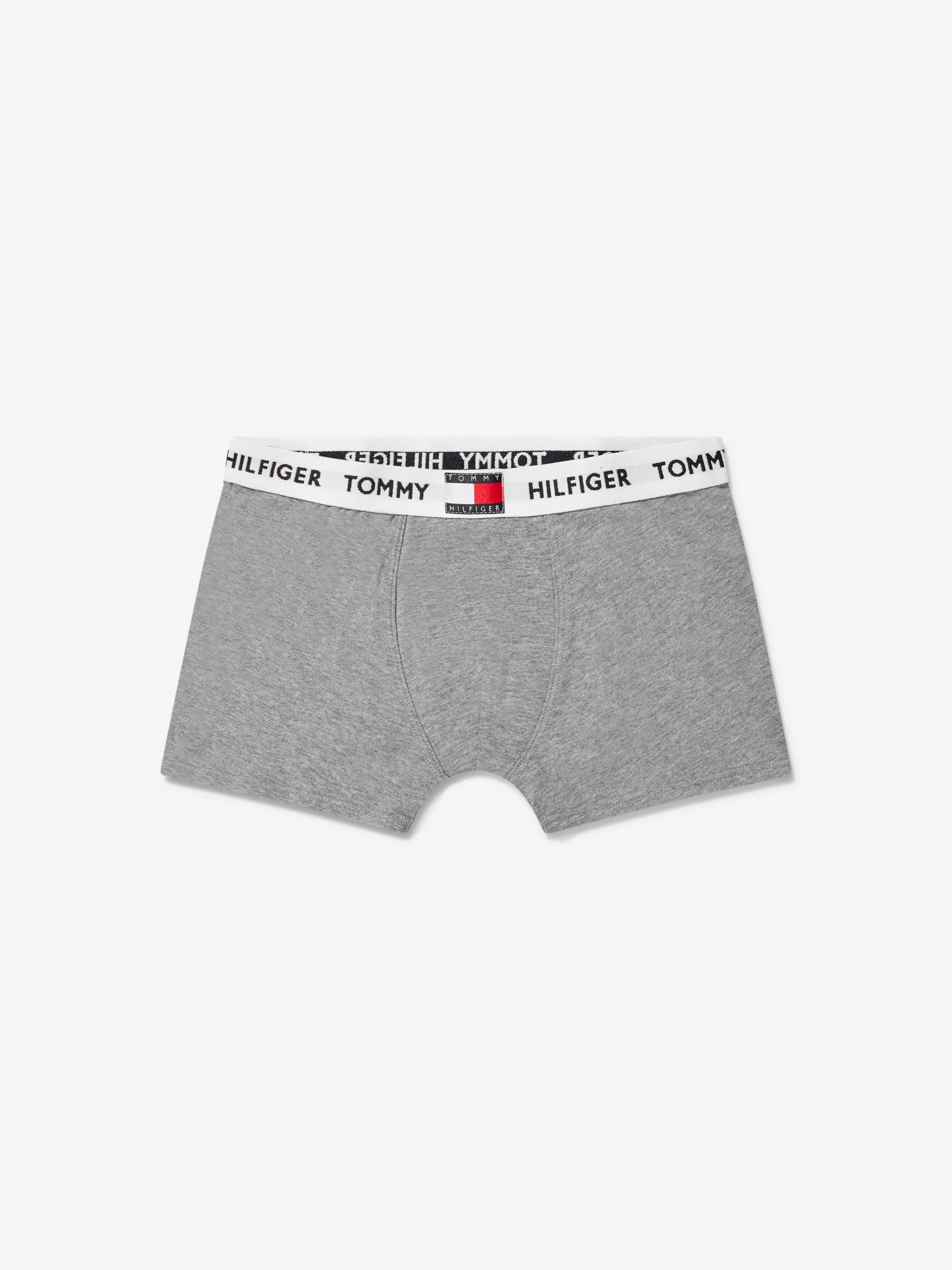 Tommy Hilfiger Boys Boxer Shorts Set (2 Pack) In Grey