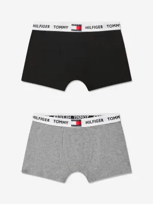 Tommy Hilfiger Boys Boxer Shorts Set (2 Pack) In Grey