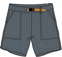 Topanga Cord Short - Storm Grey