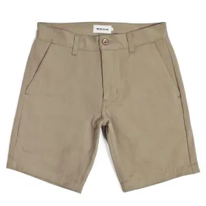 Traveler Shorts in Khaki Twill