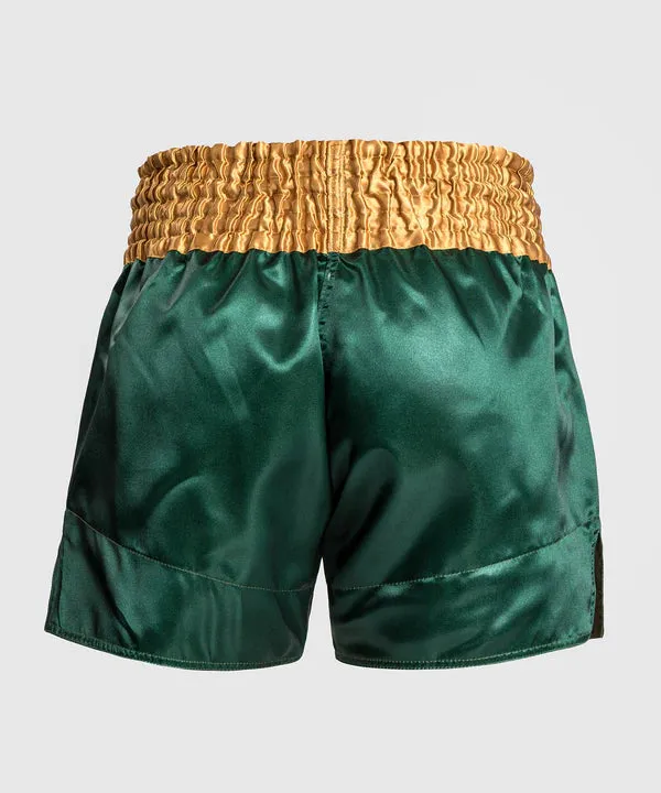 Venum-03813 Classic MUAY THAI BOXING Shorts XS-XXL Green/Gold/White